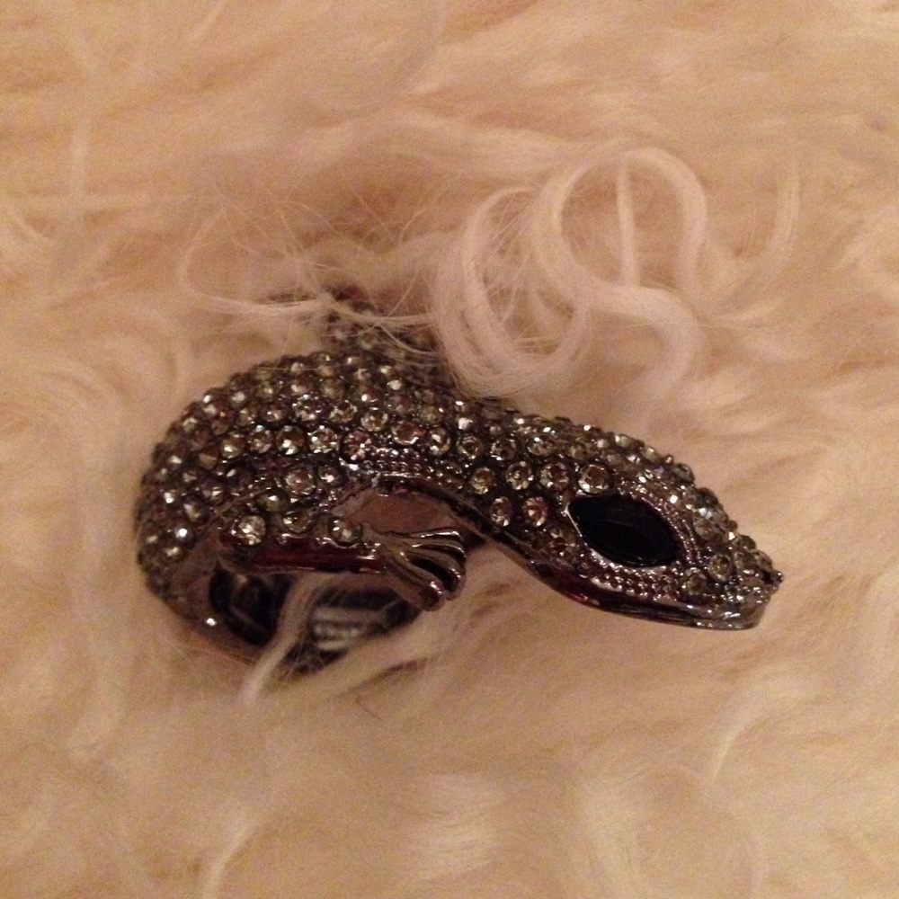 Lizard Cocktail Ring - image 1